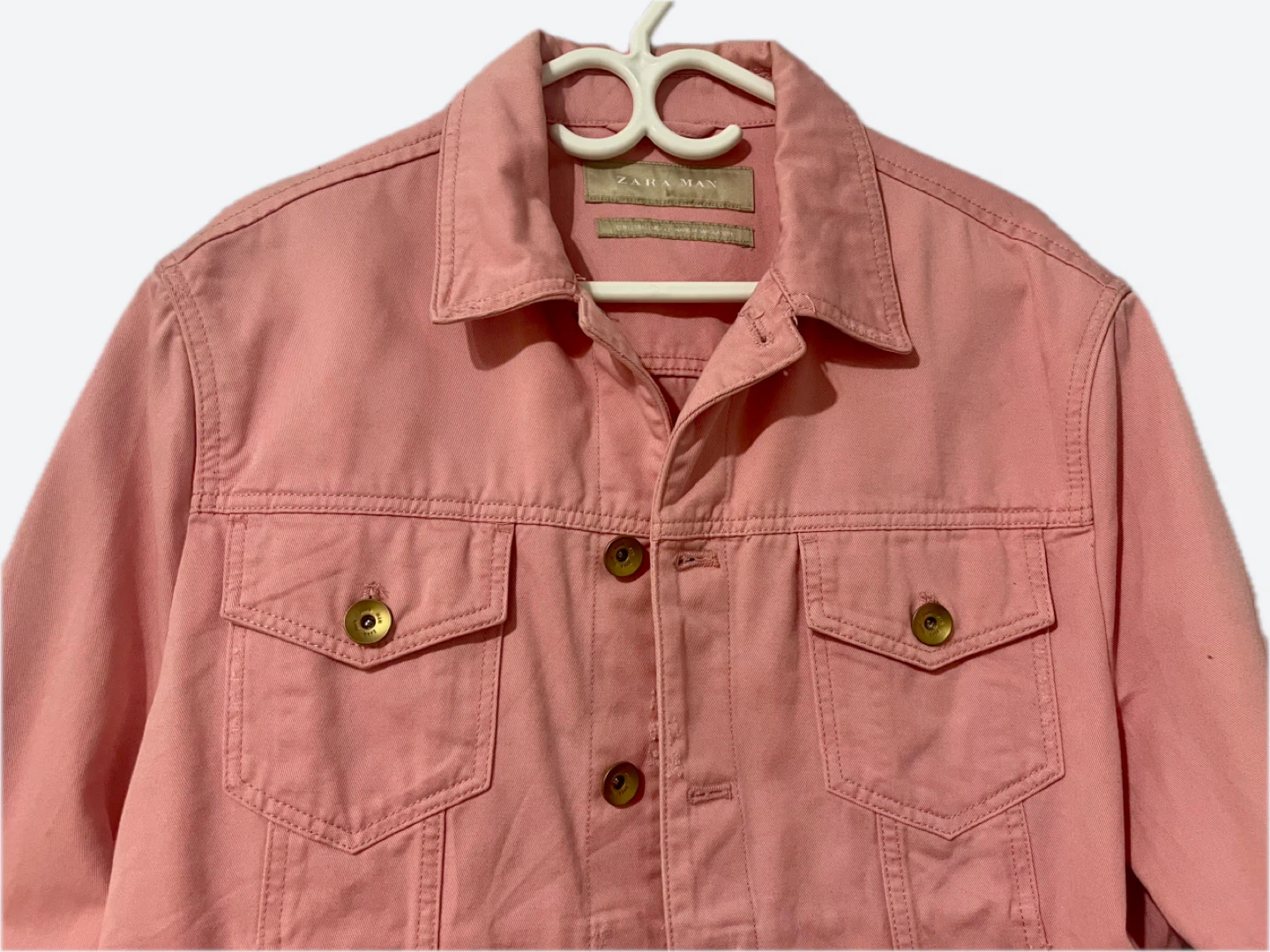 Zara Man Pink Denim Jacket - photo 2