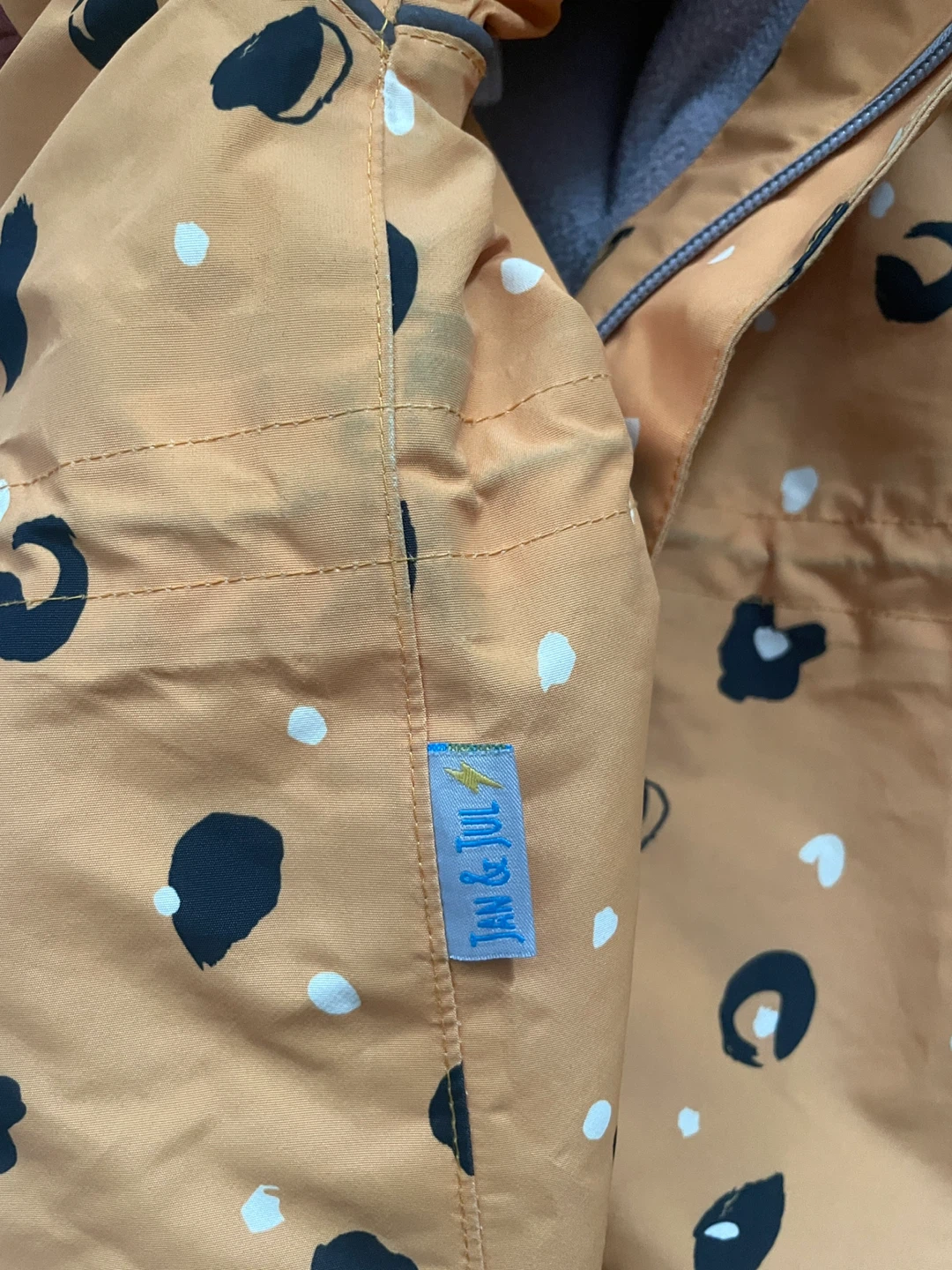 Jan & Jul Waterproof Rain Suit, Fleece Lined, 1T - photo 4