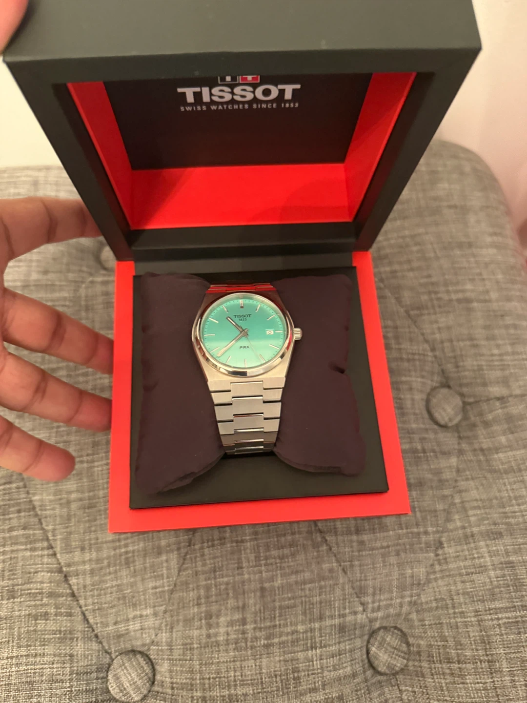 Tissot PRX Swiss Quartz Watch - Mint Green - photo 3