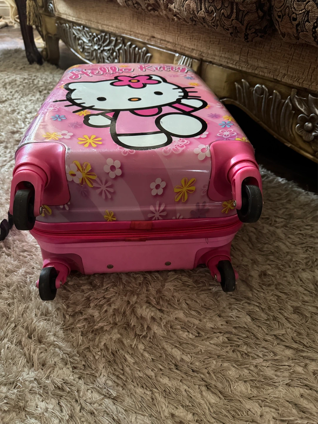 Hello Kitty Pink Rolling Suitcase carry on Luggage - photo 3