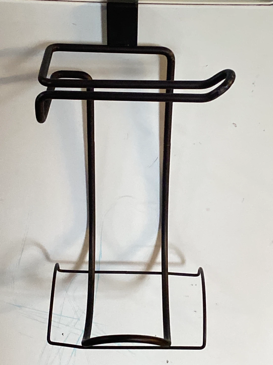 Over-the-door toilet paper holder