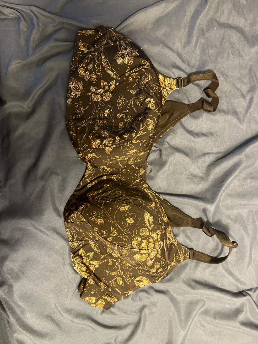 2 Torrid 46C Bras Black Floral Skull Rose Print, - photo 4
