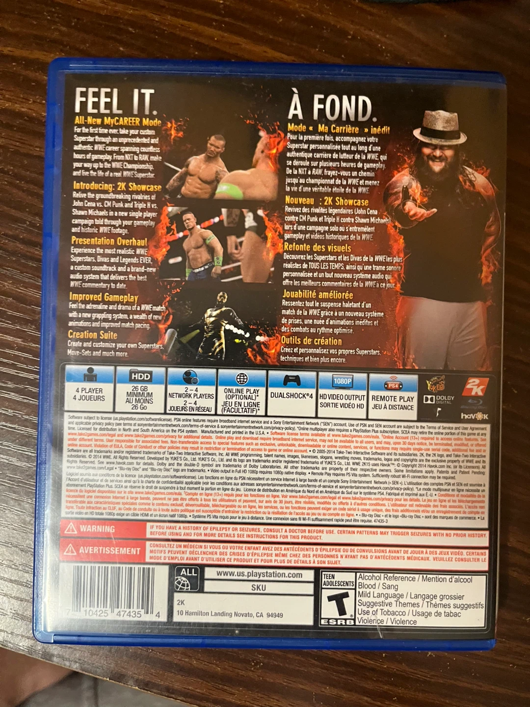 WWE 2K15 for PlayStation 4 - photo 4