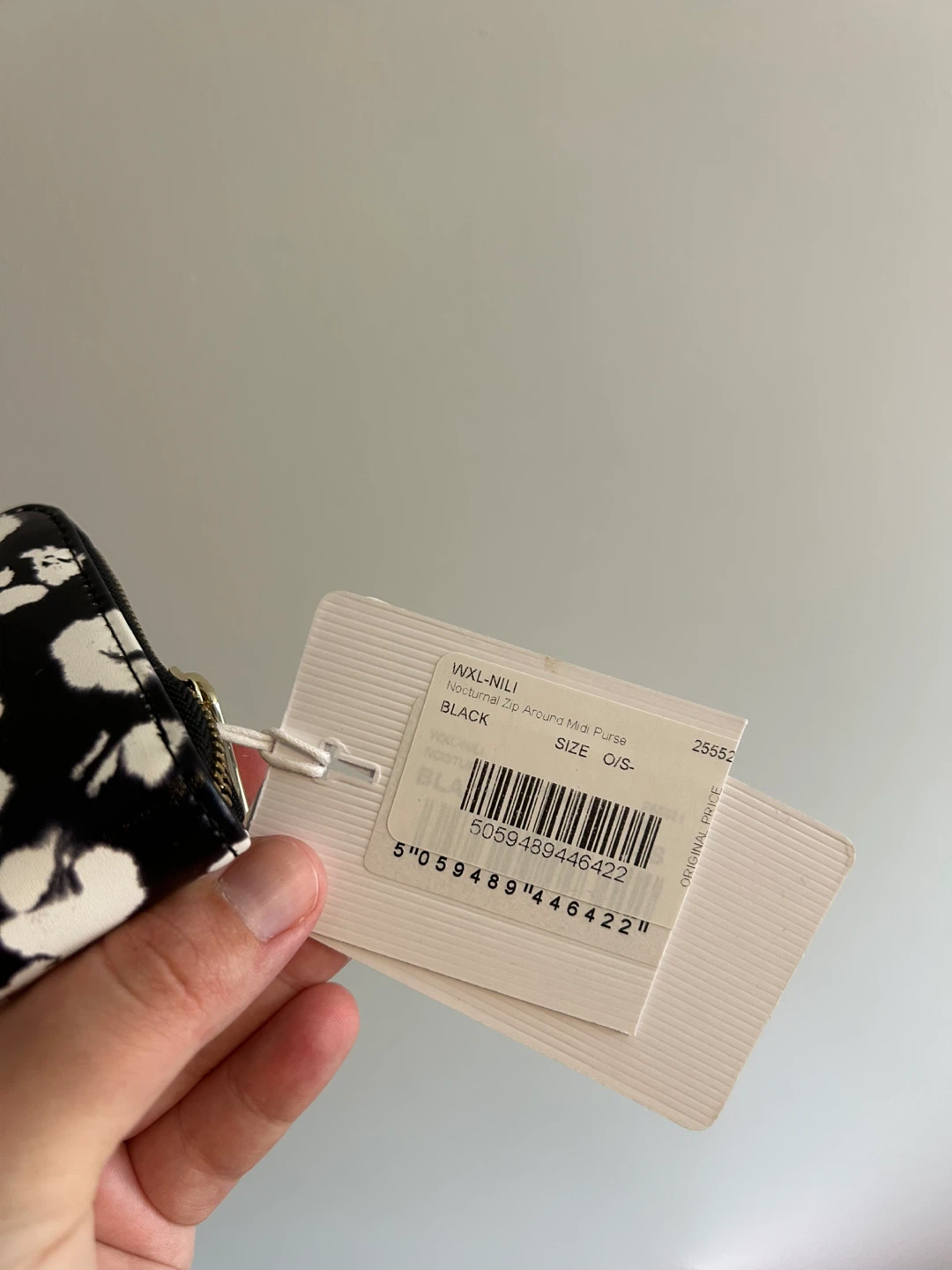 Ted Baker London Zip Around Midi Purse - Black Floral - photo 4