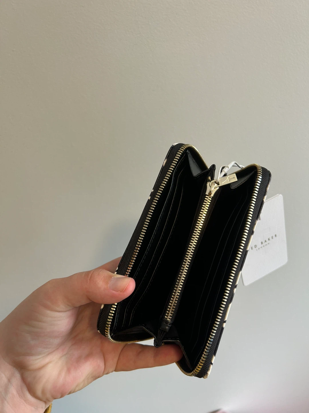 Ted Baker London Zip Around Midi Purse - Black Floral - photo 5