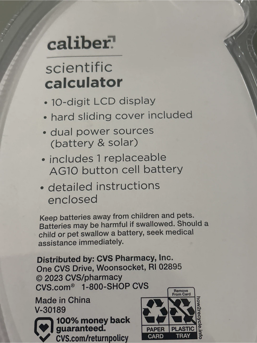 New Caliber Scientific Calculator with 10-Digit LCD Display - photo 4