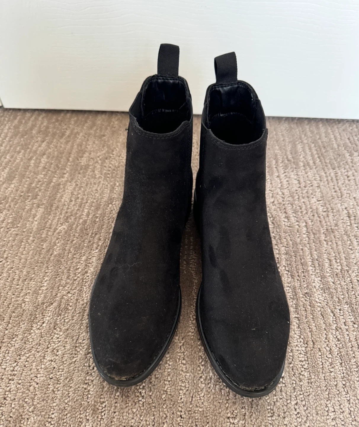 Black Chelsea Ankle Boots, Call it Spring, Size 7 - photo 5