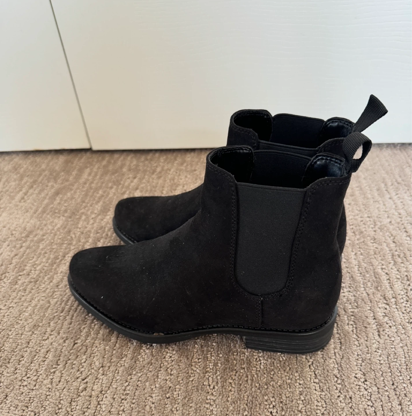 Black Chelsea Ankle Boots, Call it Spring, Size 7 - photo 3