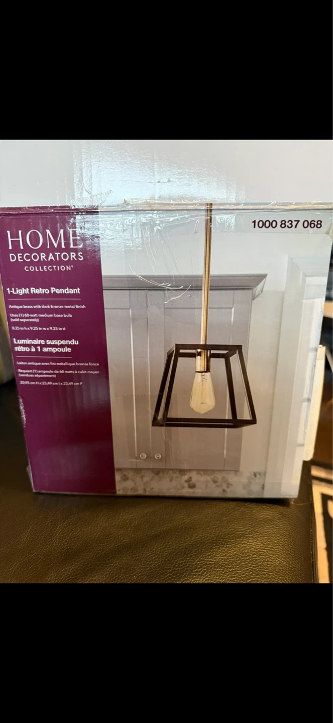 Reduced! Home Decorators Collection 1-Light Pendant