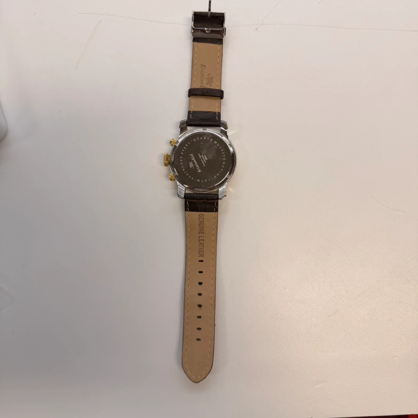 Kristian Kiel Couture Sport Watch Multifunction Brown Leather - photo 3