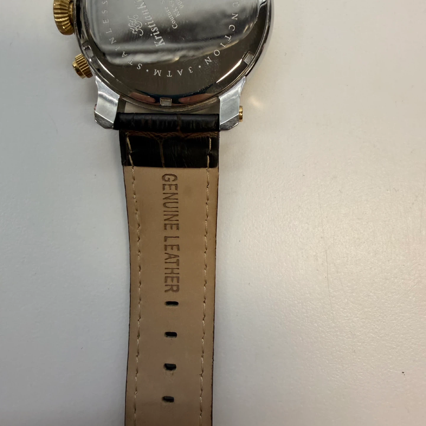 Kristian Kiel Couture Sport Watch Multifunction Brown Leather - photo 4