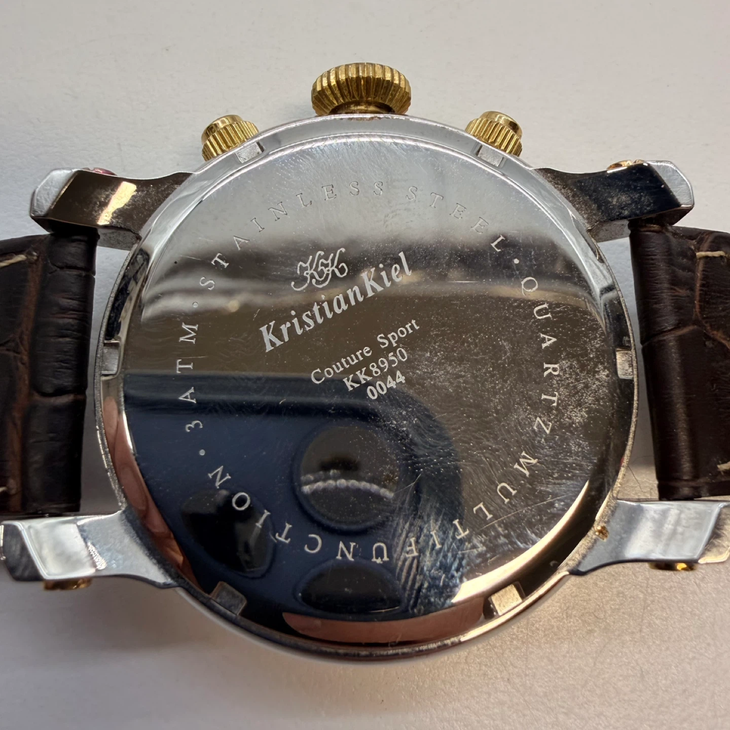 Kristian Kiel Couture Sport Watch Multifunction Brown Leather - photo 5