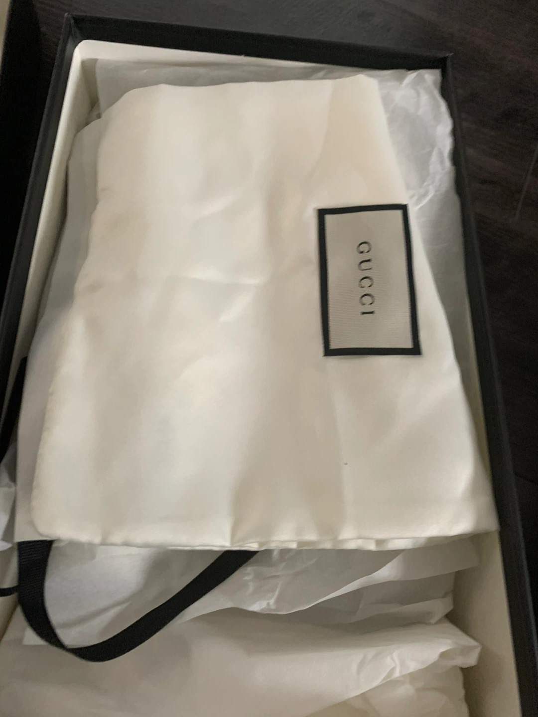 Gucci Ace Sneaker White Green Red Crocodile Embossed Heel - photo 2