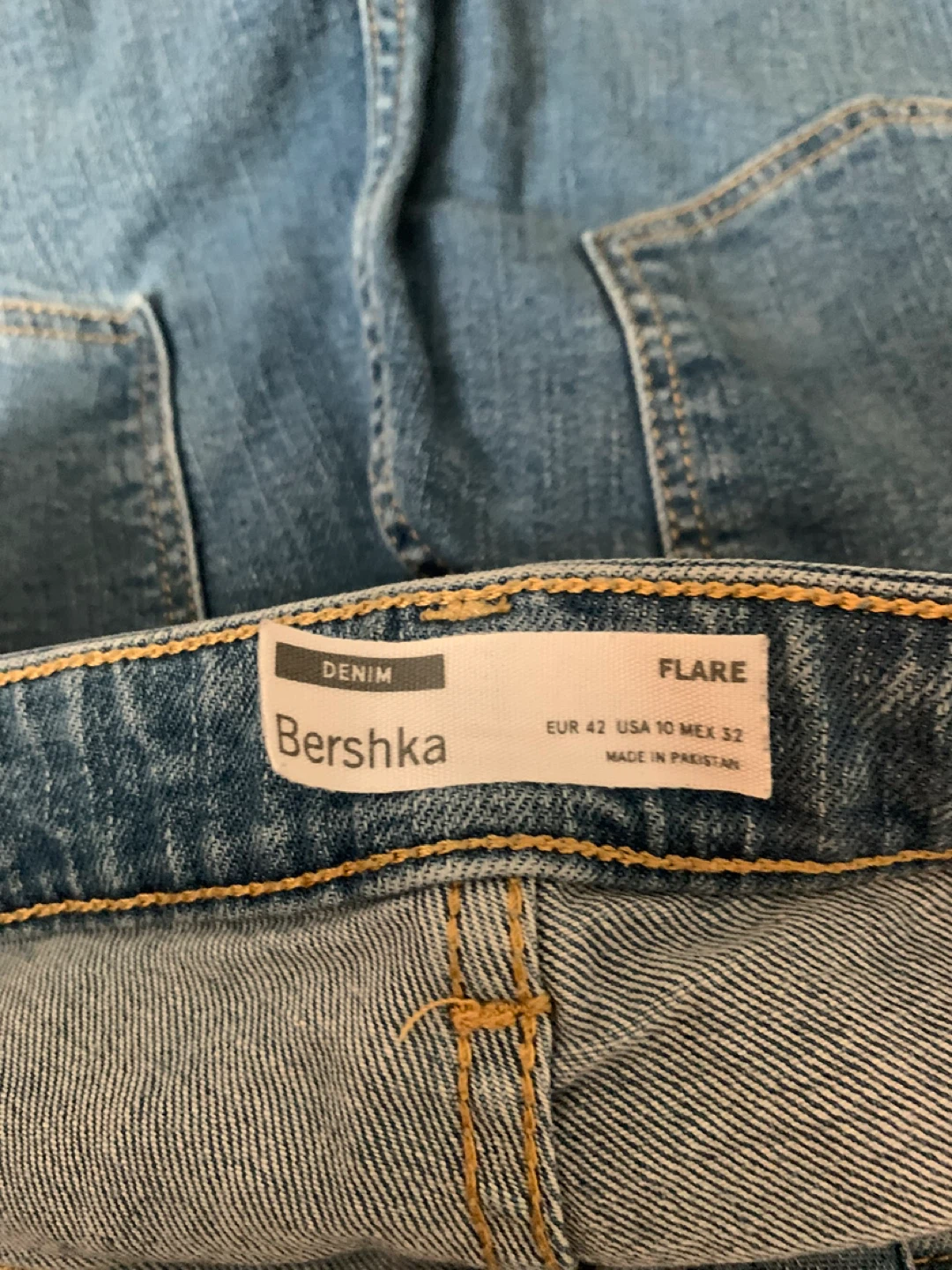Bershka Flare Jeans - Blue Denim - Women's Size 10 (US) - photo 3