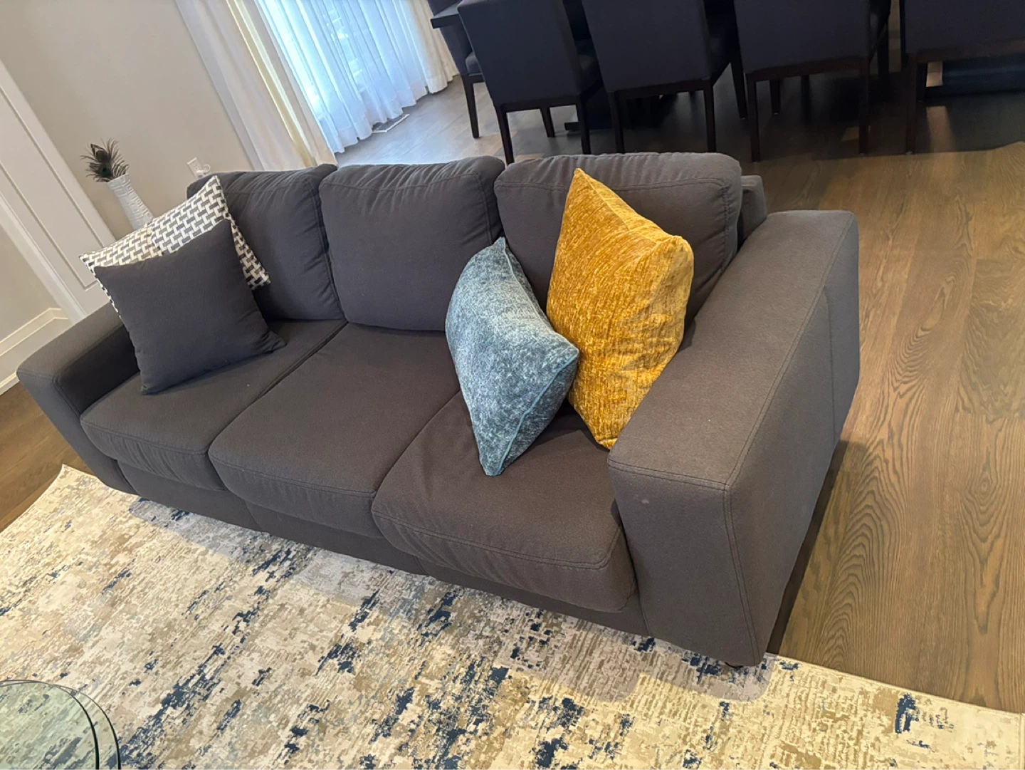 Dark Grey Sofa 2 and 3 seater - photo 2