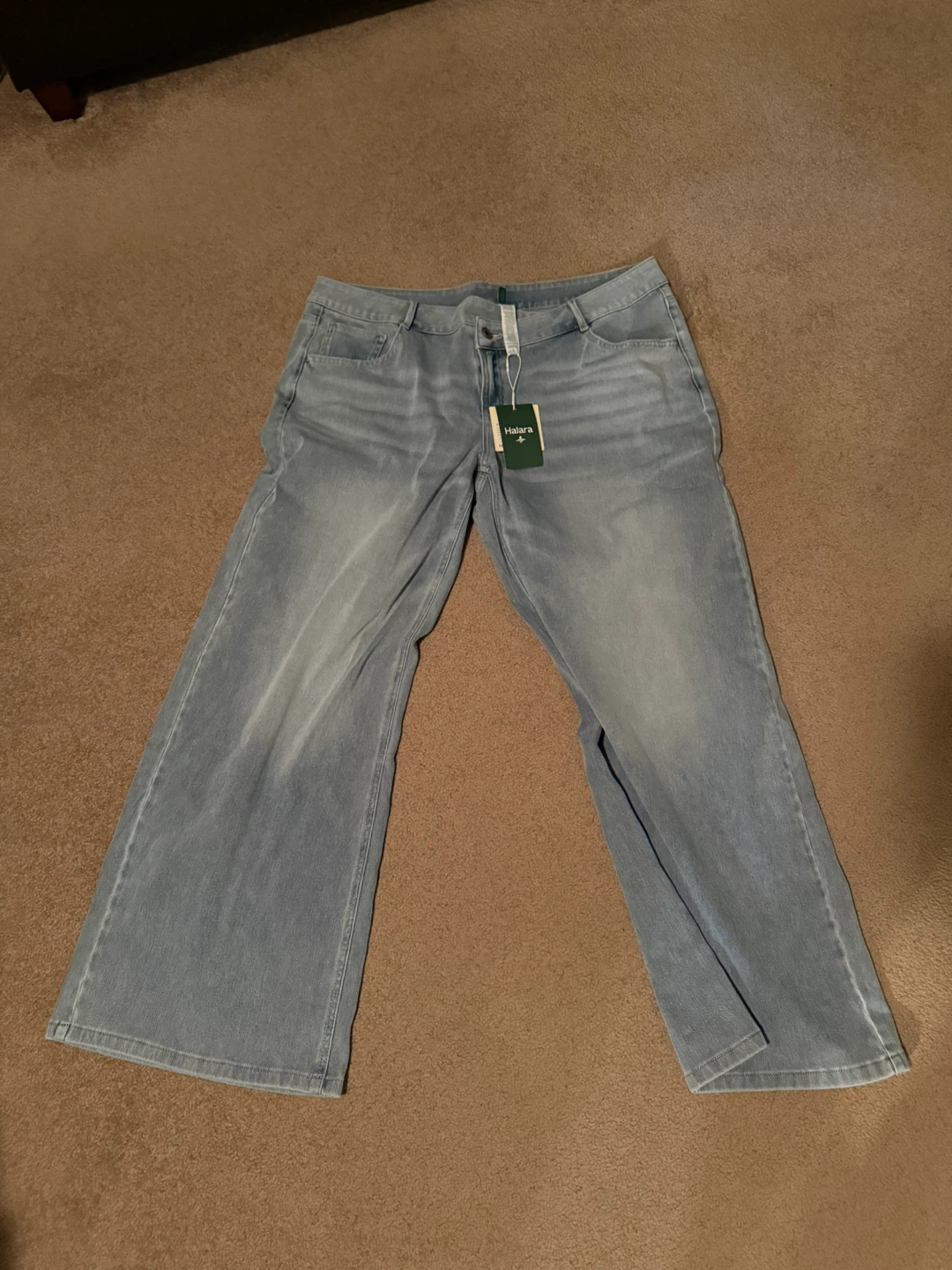 Halara Wide Leg Jeans Size 14 x 2 - photo 3