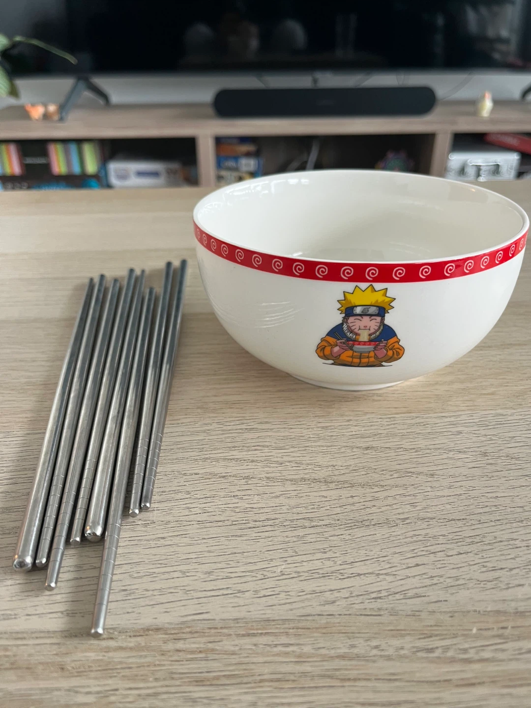 Naruto Ramen Bowl with Chopsticks