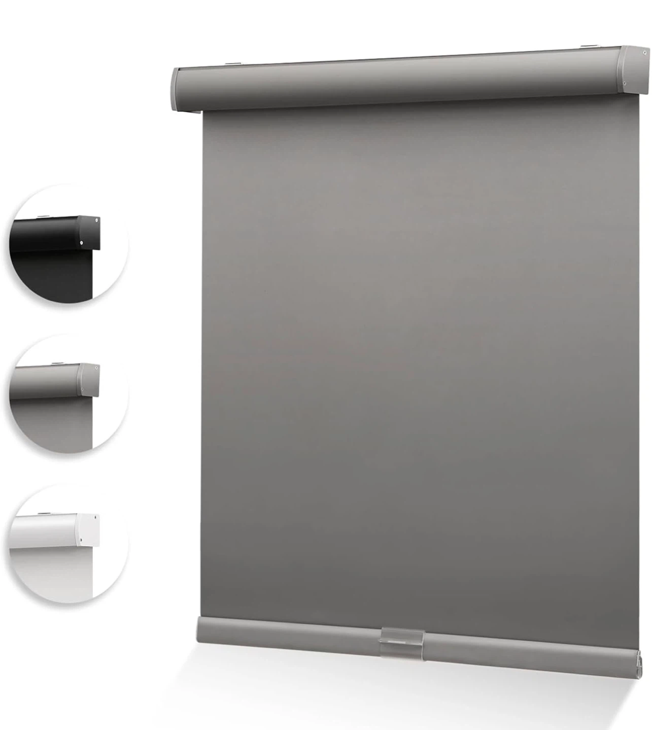 NEW 66"W X 72"H Blackout Zebra Blind, Grey