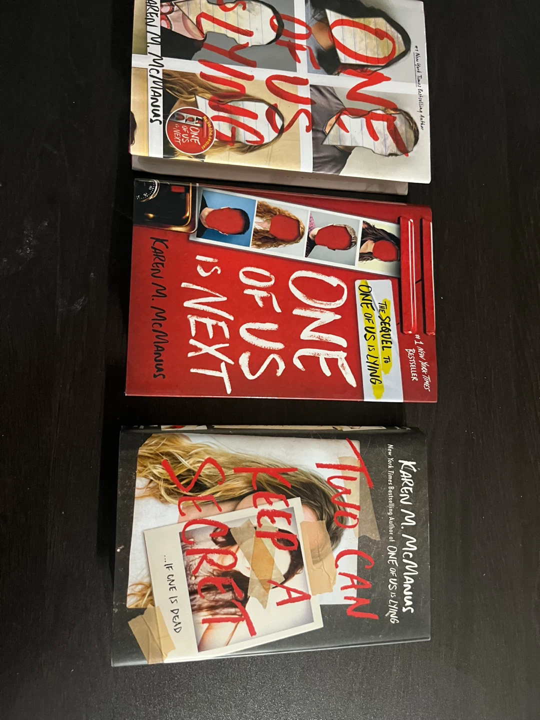 Hard cover 3 book series :One of us is lying - photo 2