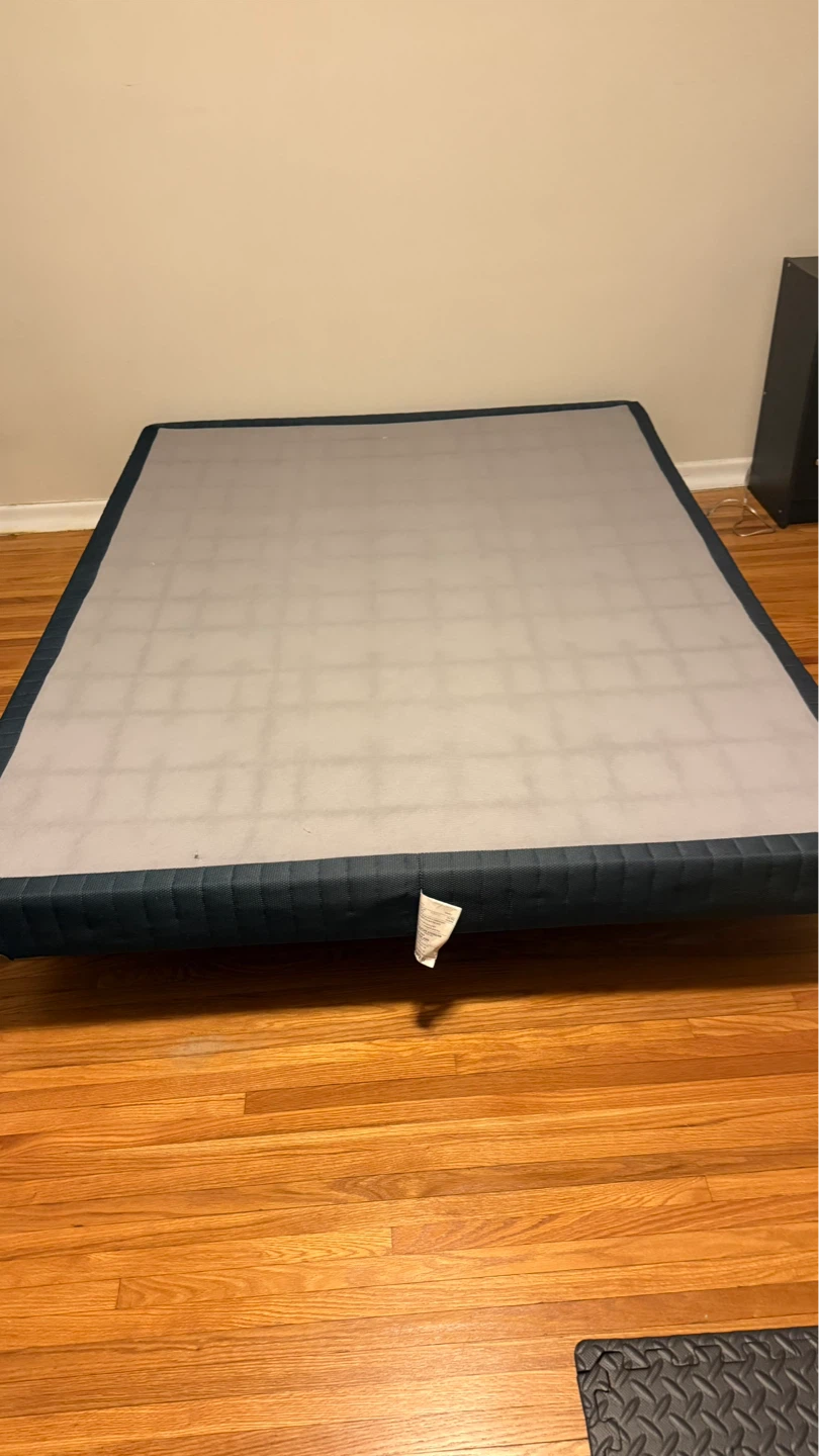 Great condition Optimum Mattress box spring and frame - photo 3