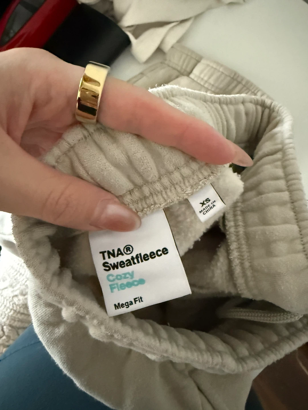 TNA Sweatfleece Cozy Fleece Mega Fit Pants