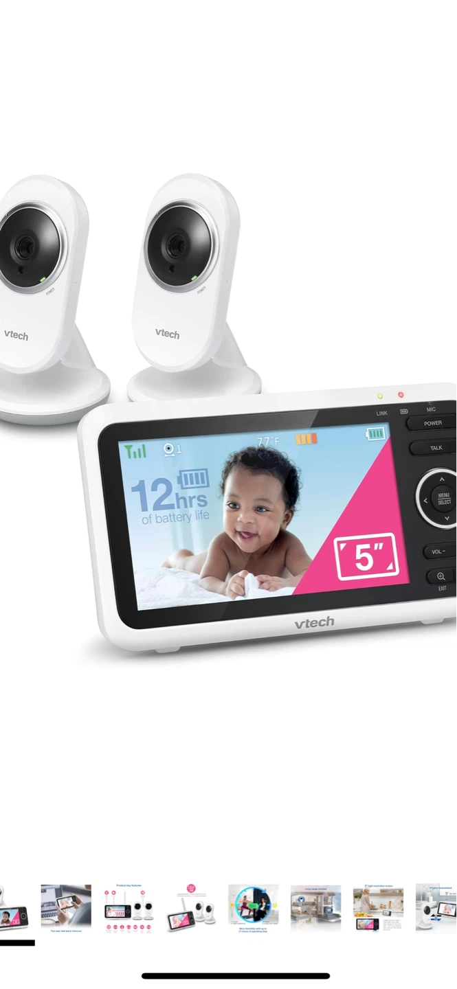 VTech 2 Camera Video Monitor VM350-2 - photo 2