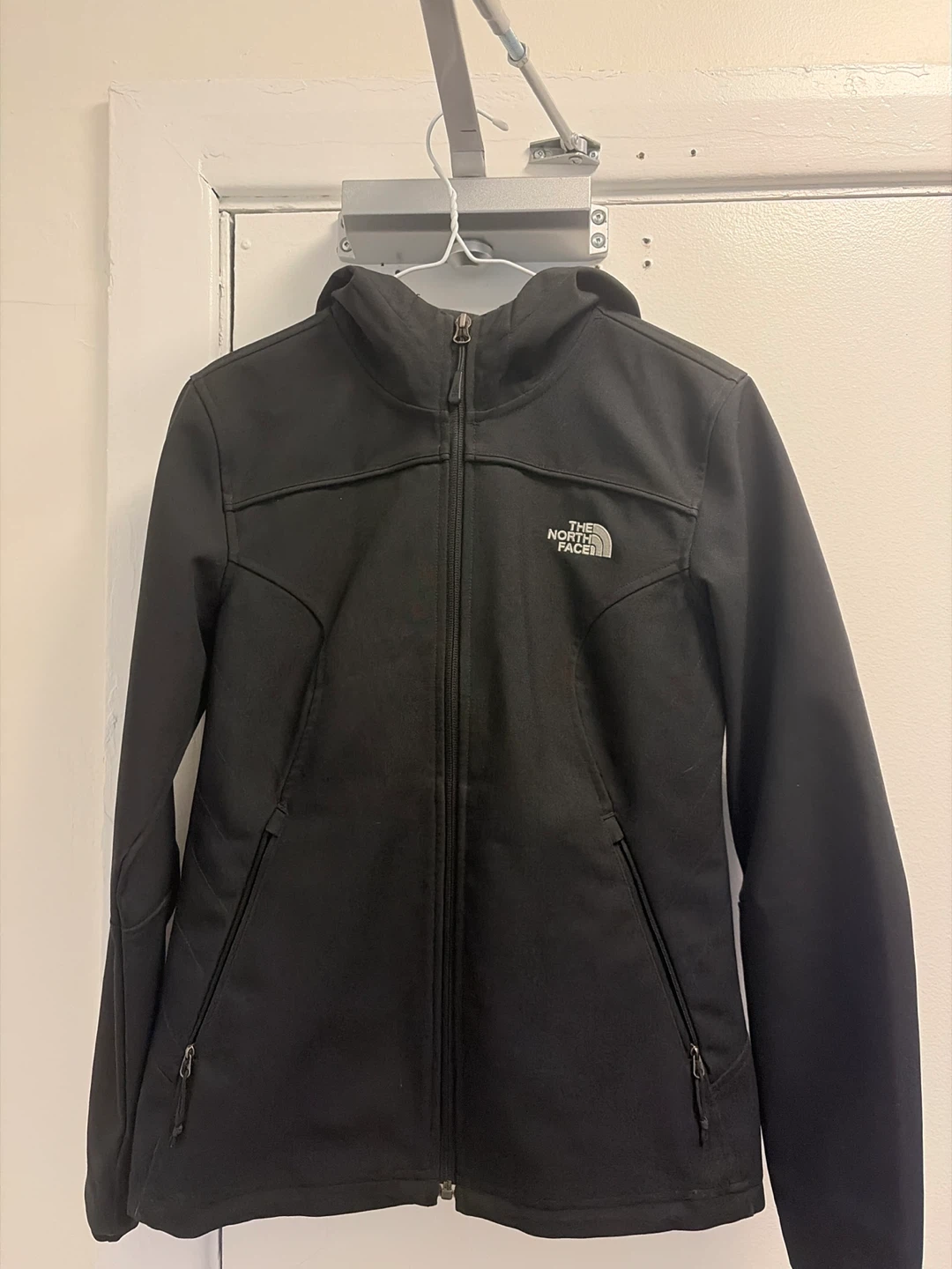 The North Face Black Hooded Softshell Jacket XS
