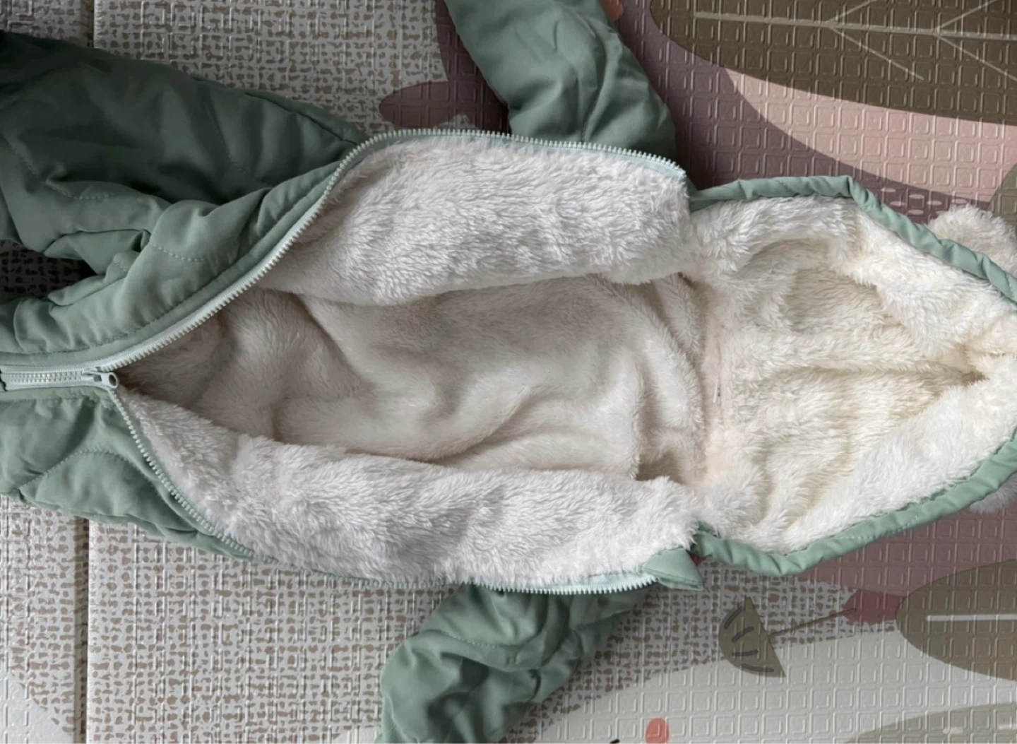 Baby Snowsuit 3M - Mint Green - photo 2