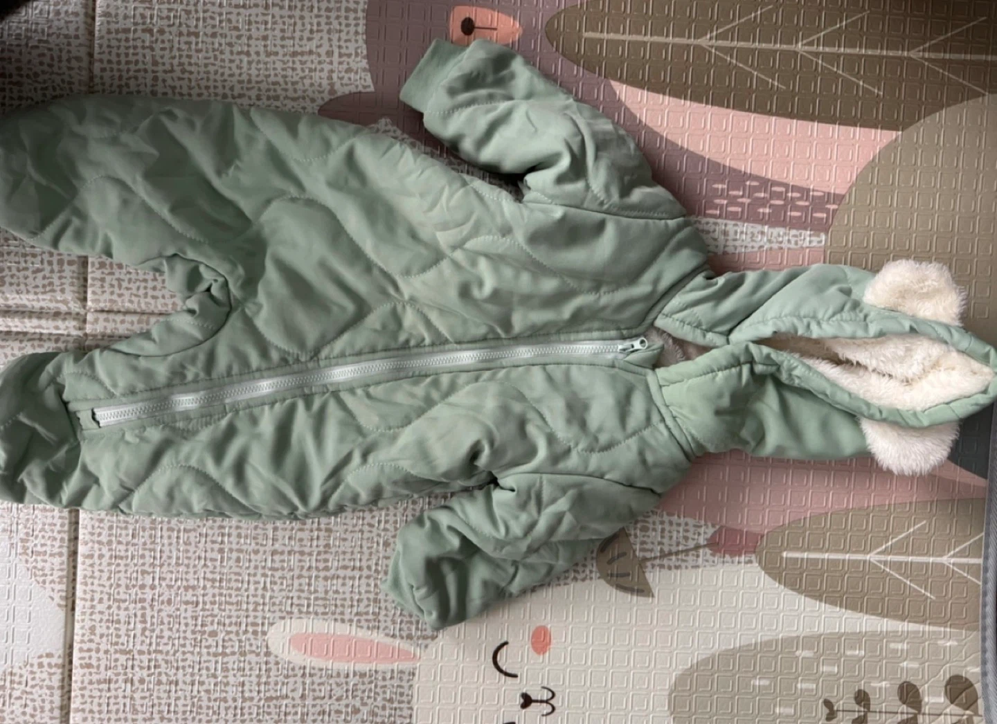 Baby Snowsuit 3M - Mint Green