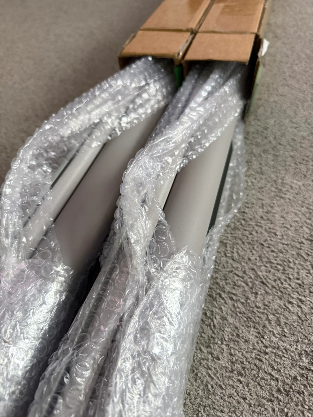NEW 2X Cordless Blackout Zebra Blinds, 56” W x 72” H, Grey - photo 3