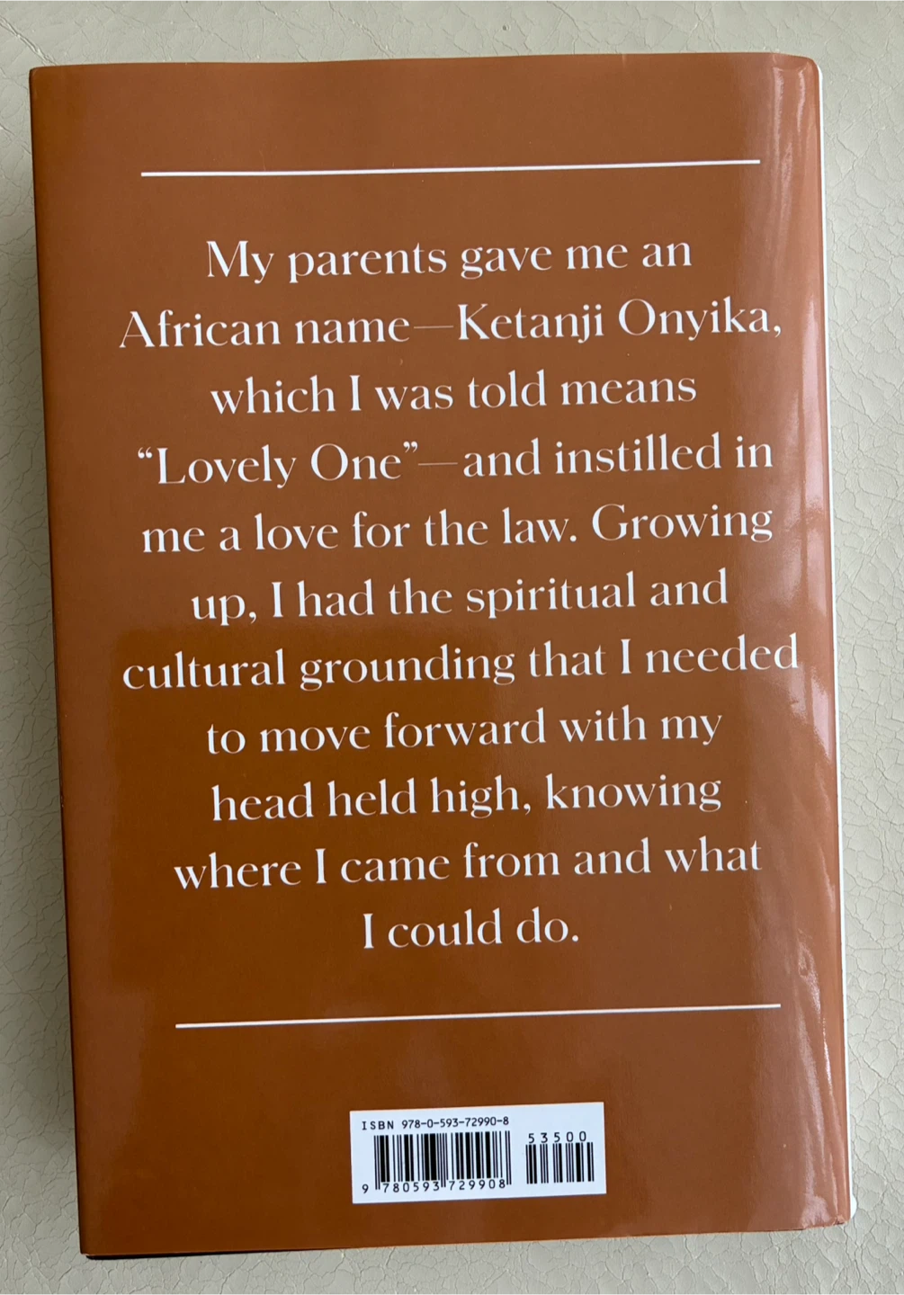 Hardcover: Lovely One by Ketanji Brown Jackson - photo 2