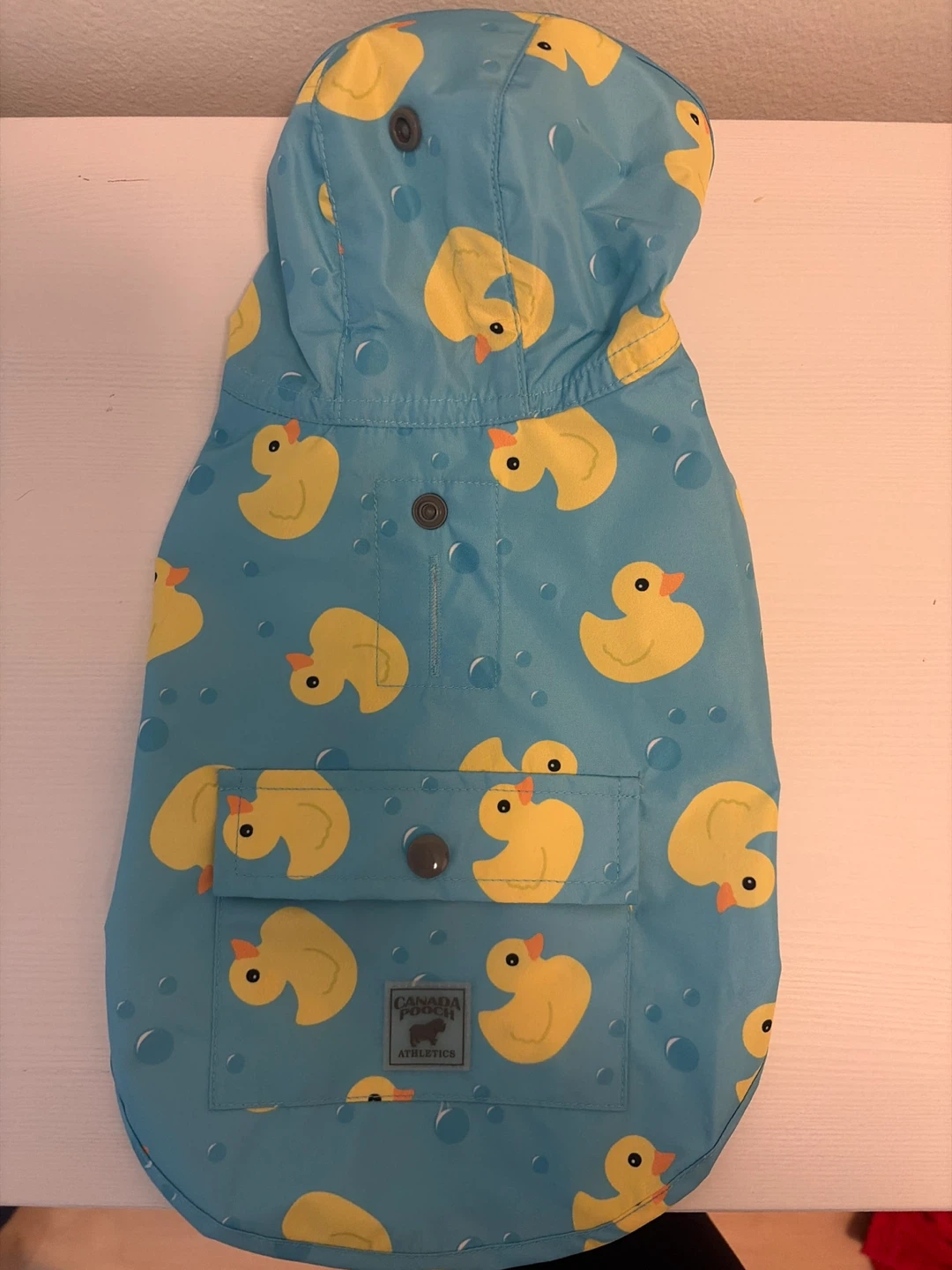 Canada Pooch Dog Raincoat - Rubber Duckie Print