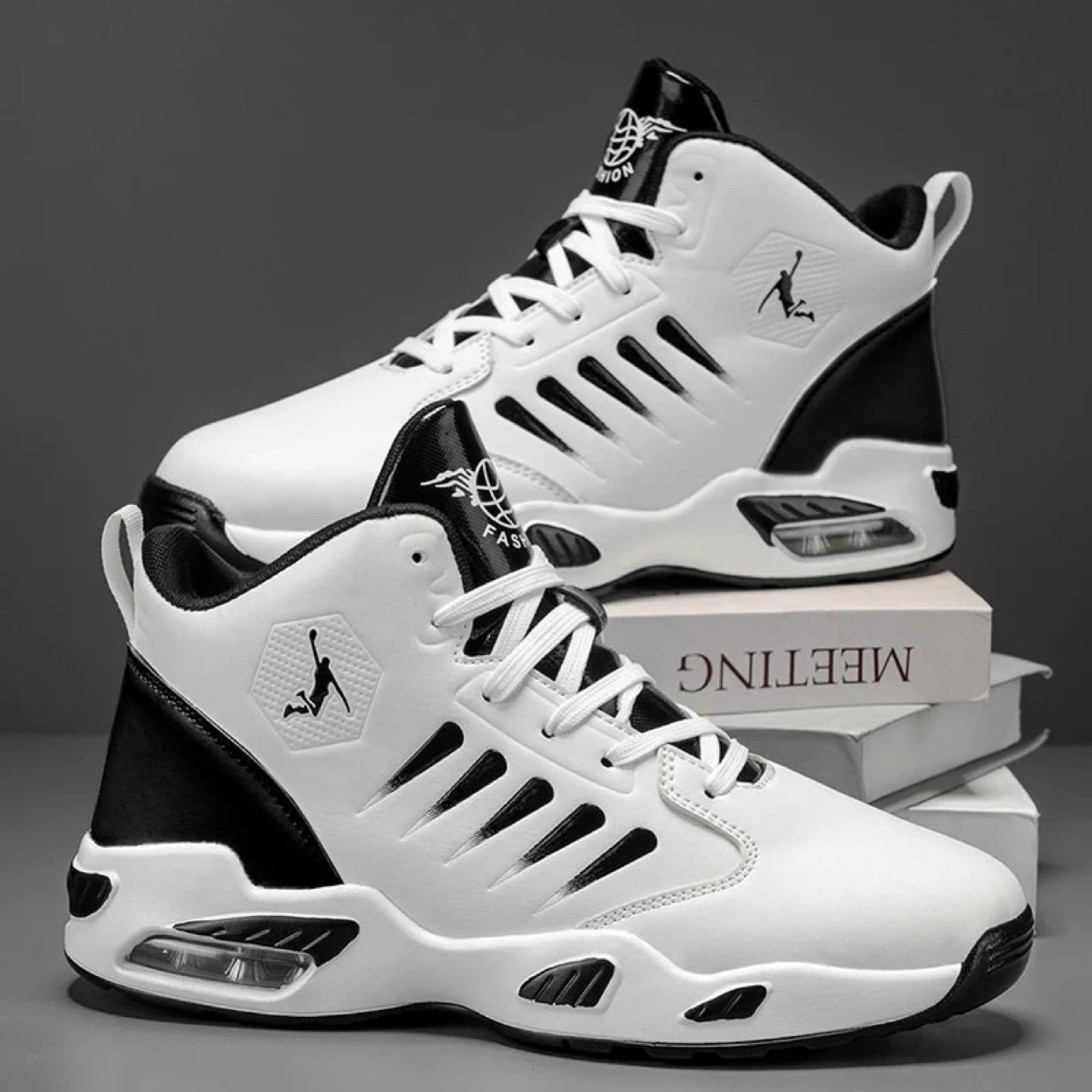 High-Top Basketball Style Sneakers - photo 3