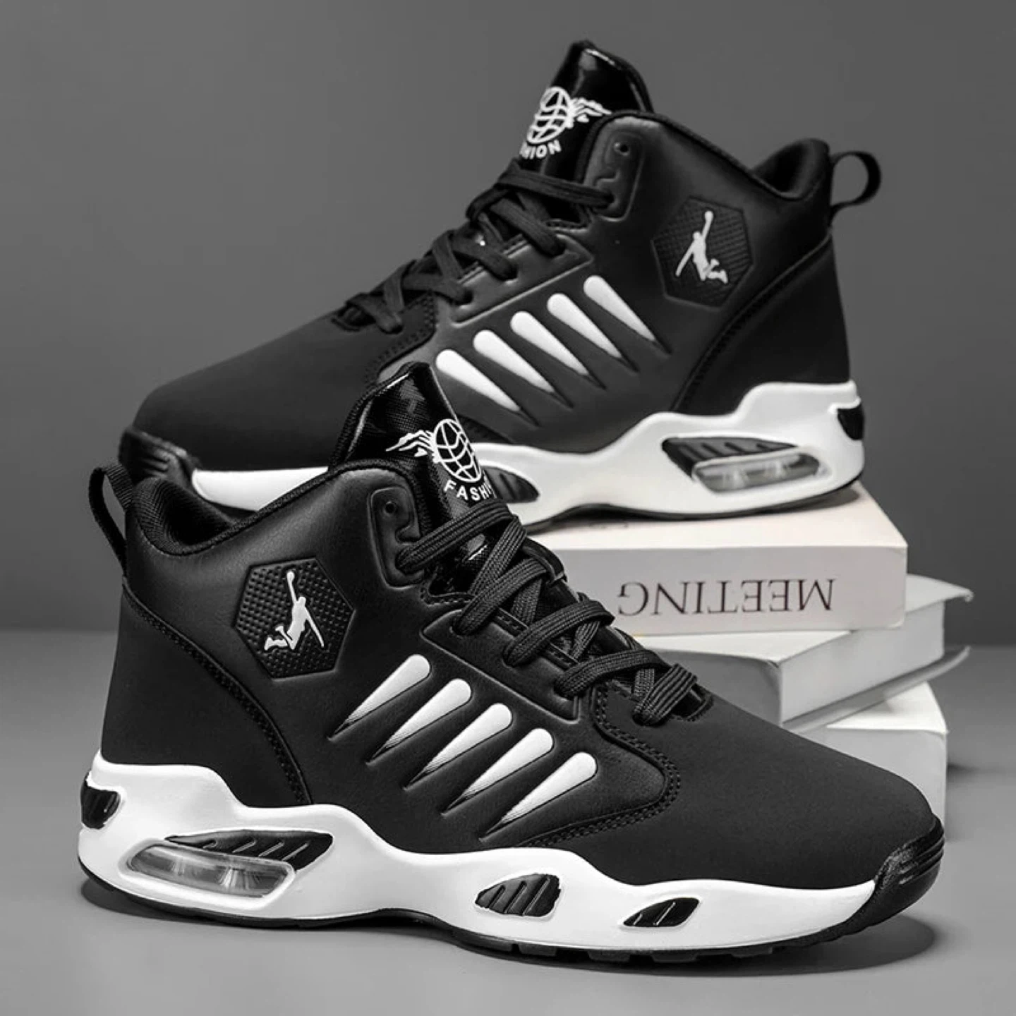 High-Top Basketball Style Sneakers - photo 2