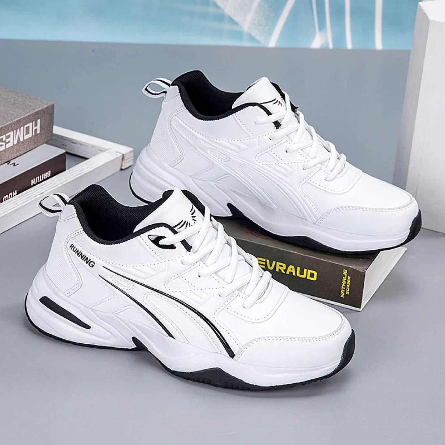 High-Top Basketball Style Sneakers