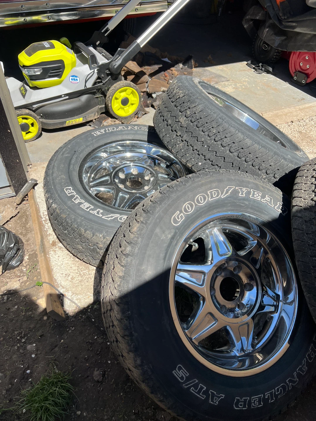 Goodyear Wrangler AT/S Tires with American Racing Wheels - photo 3