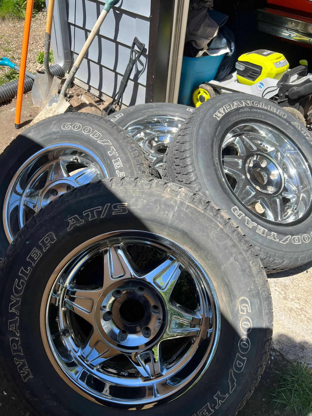 Goodyear Wrangler AT/S Tires with American Racing Wheels