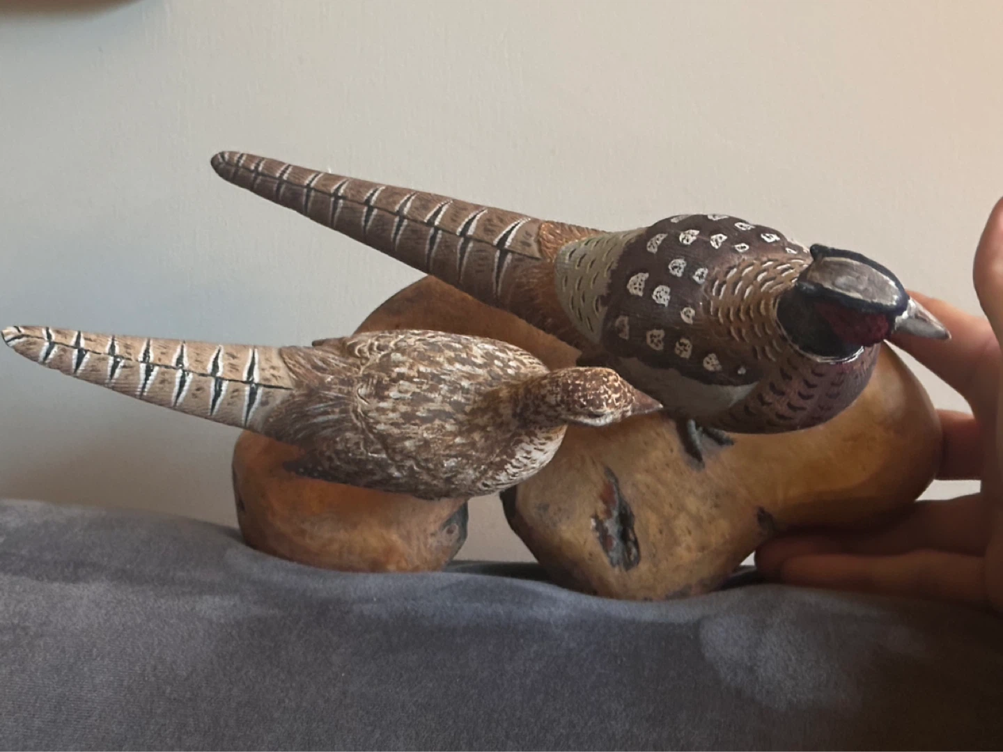 Signed Dave Epp Folk Art  pheasants - photo 4