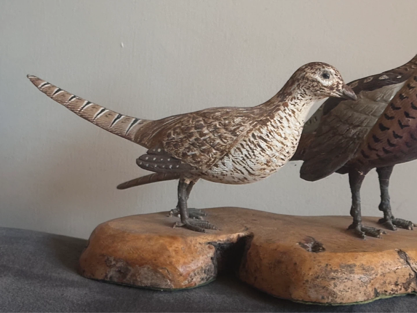 Signed Dave Epp Folk Art  pheasants - photo 2