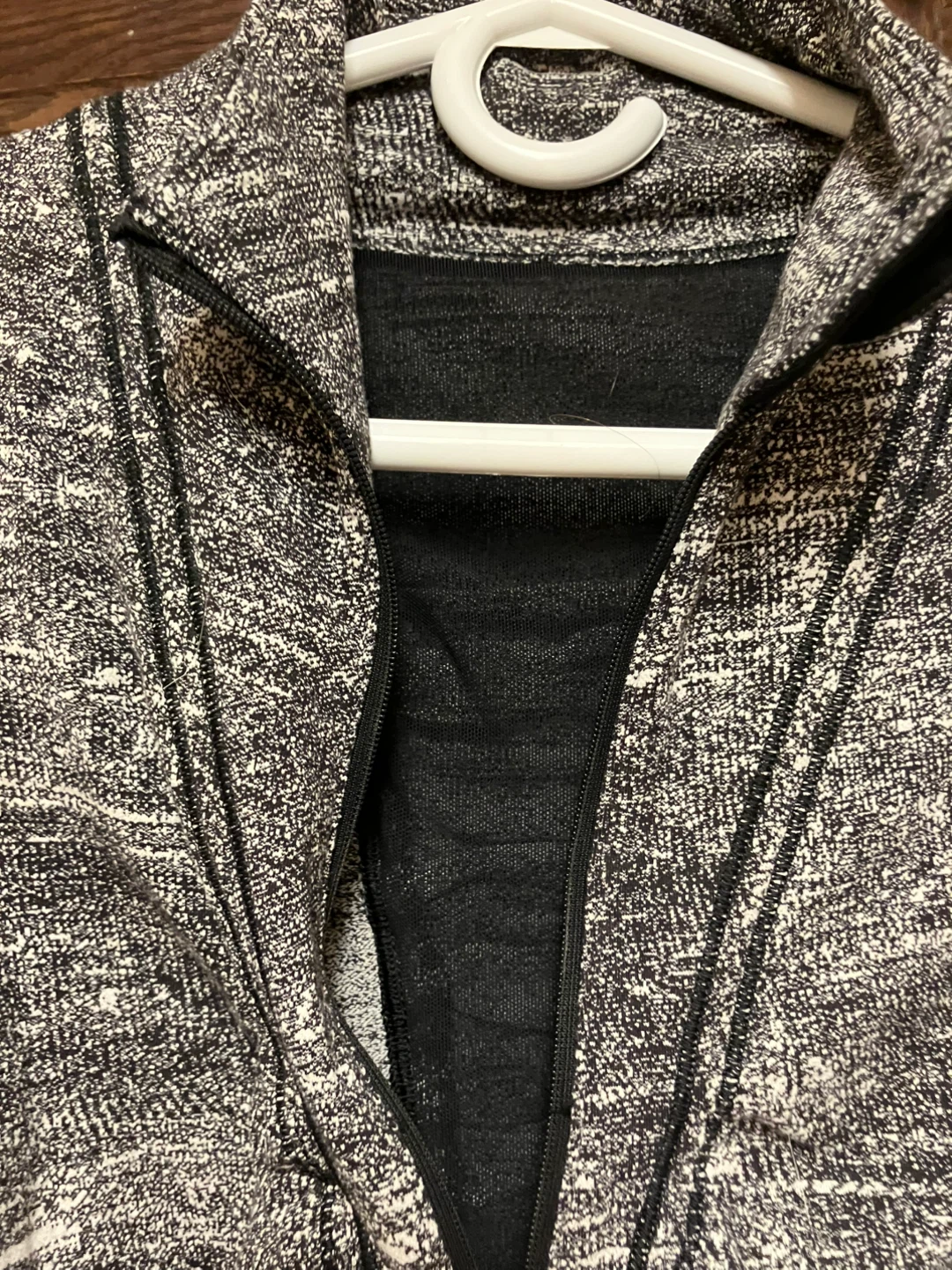 Lululemon Athletica Grey Marled Zip-Up Jacket Size 6 - photo 3
