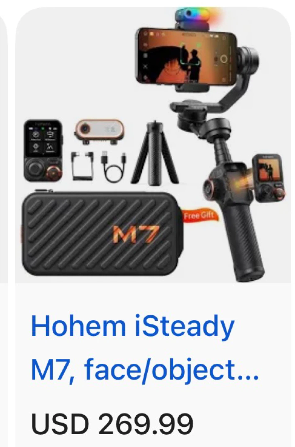 Hohem iSteady M7 Smartphone Gimbal Stabilizer - photo 3