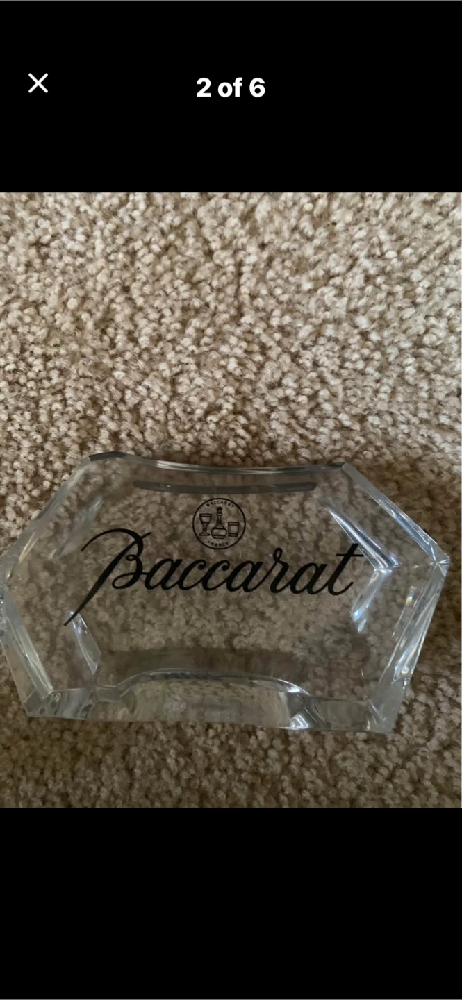 Vintage Crystal Baccarat France Paperweight - photo 2