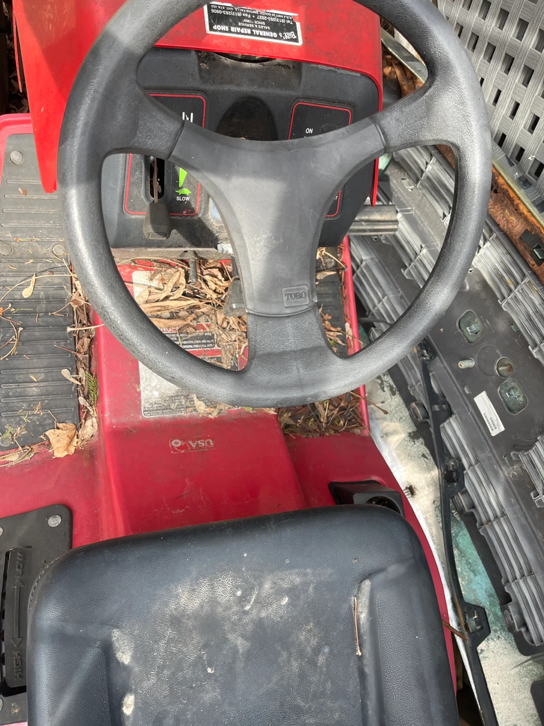 Toro Wheel Horse Riding Mower - photo 3