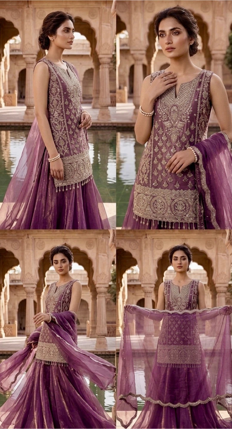 Embellished lehenga dress - photo 4