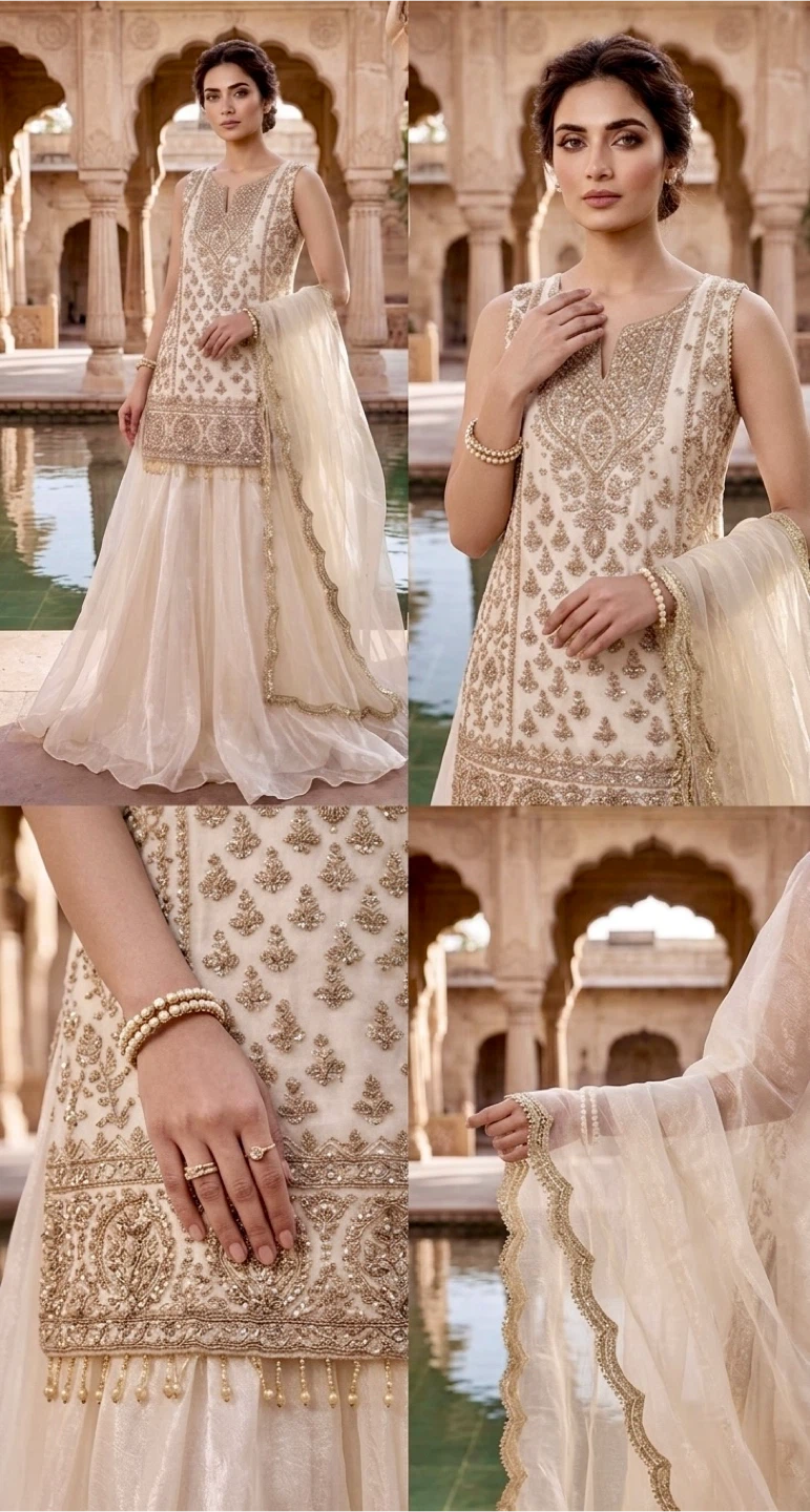 Embellished lehenga dress - photo 2