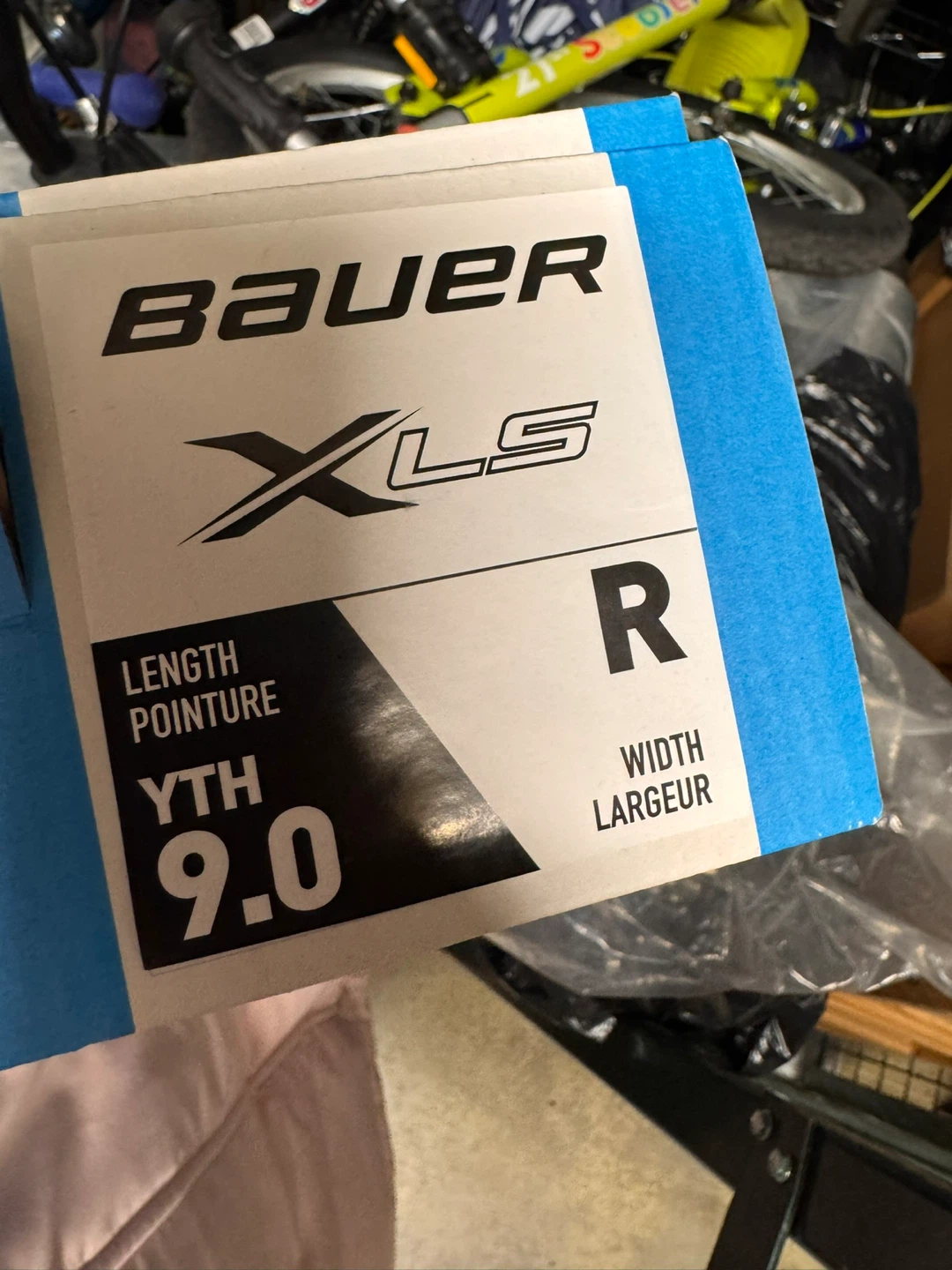 Bauer XLS Youth Hockey Skates Size 9.0 R - photo 3