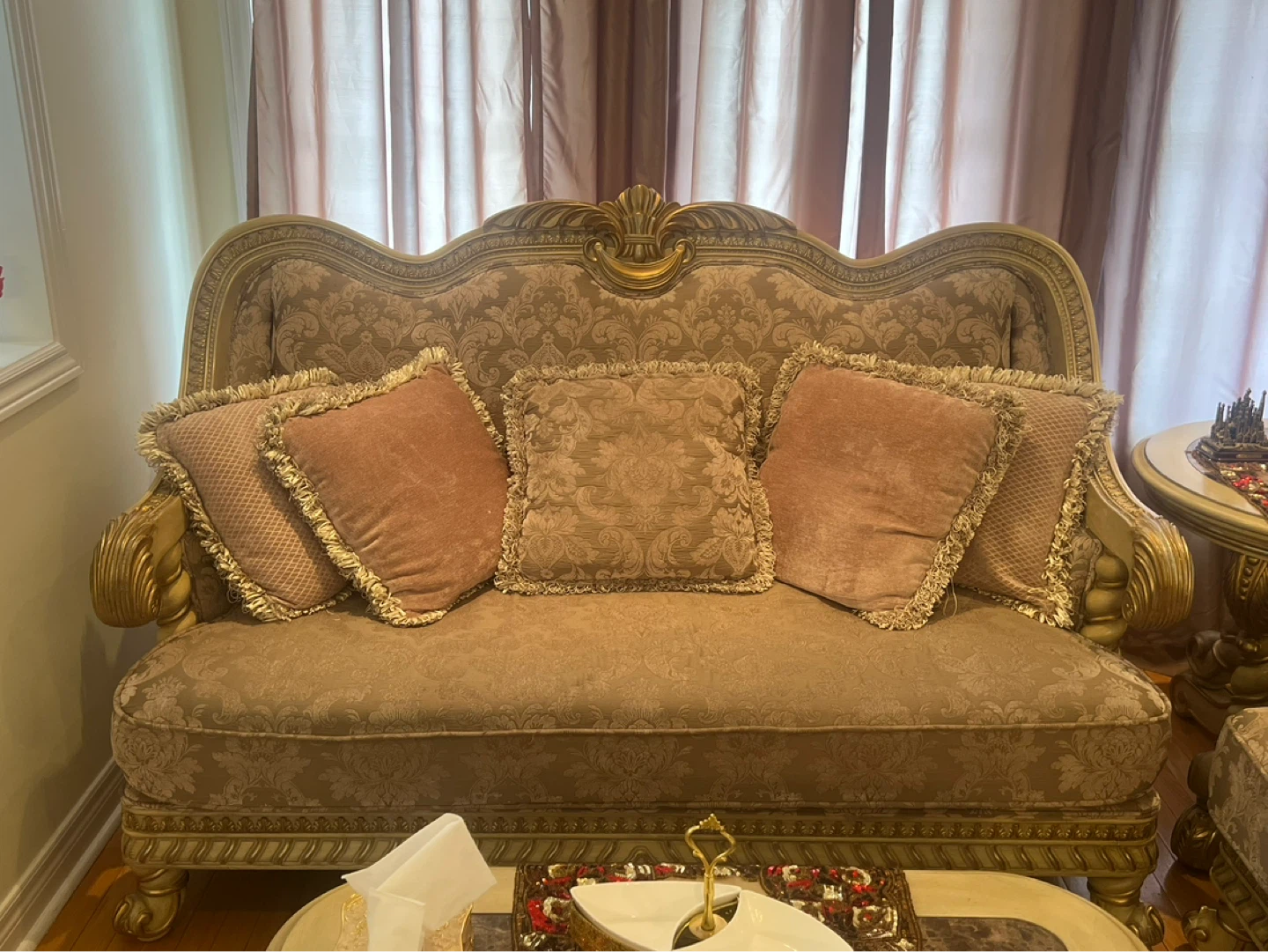 Sofa set, dinning table set, and coffee table set. 12 pieces - photo 2