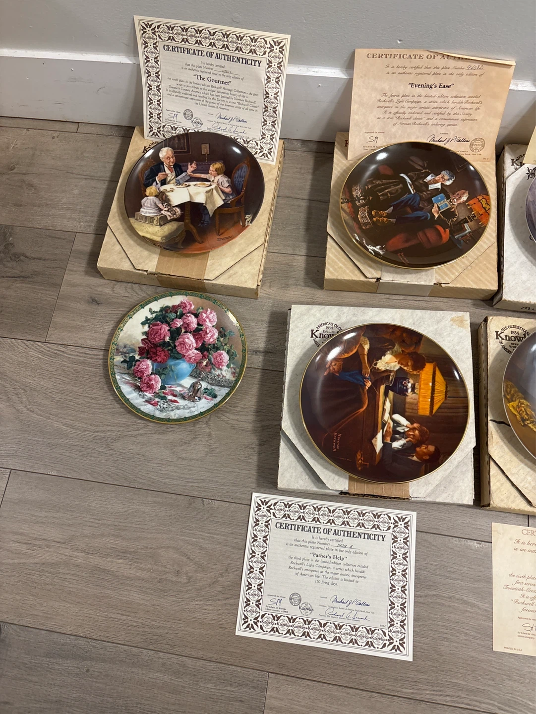 Collection of 12 Limited Edition Collector Plates by Knowles - photo 4