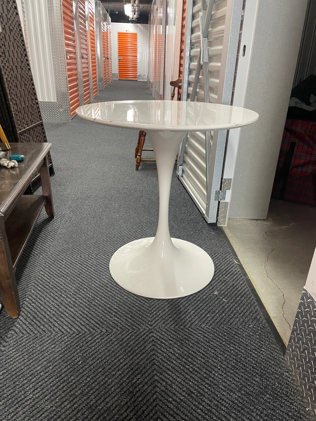 White Tulip Style Side Table