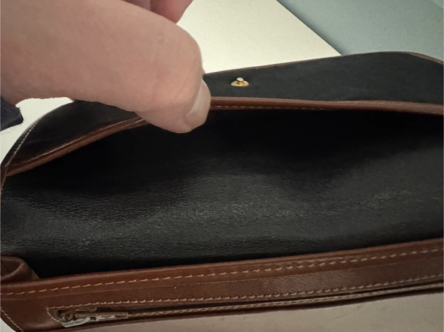 Christian Dior Brown Leather Wallet - photo 2